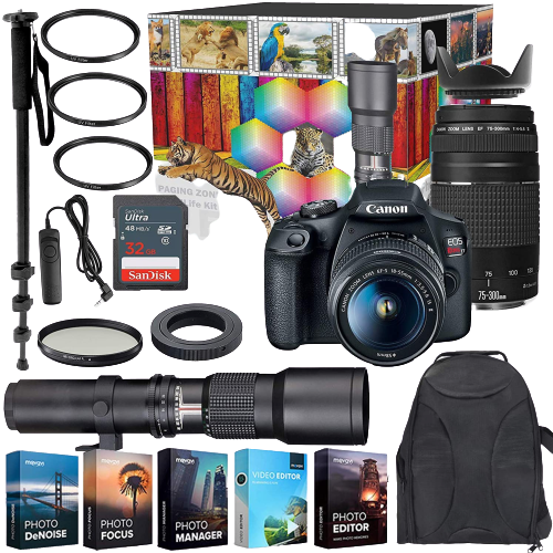 .Canon EOS Rebel T7 DSLR Camera with accessories .Canon EOS Rebel T7 DSLR Camera with accessories