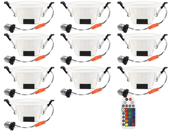 Smart_Led_Downlight_Kit__FVTLED_10pcs_WiFi_Wireless_Bluetooth_5W_Dimmable_Recessed_Spot_RGBWC_Multicolor_Color_5_in_1_Ceiling_Spotlight Smart_Led_Downlight_Kit__FVTLED_10pcs_WiFi_Wireless_Bluetooth_5W_Dimmable_Recessed_Spot_RGBWC_Multicolor_Color_5_in_1_Ceiling_Spotlight