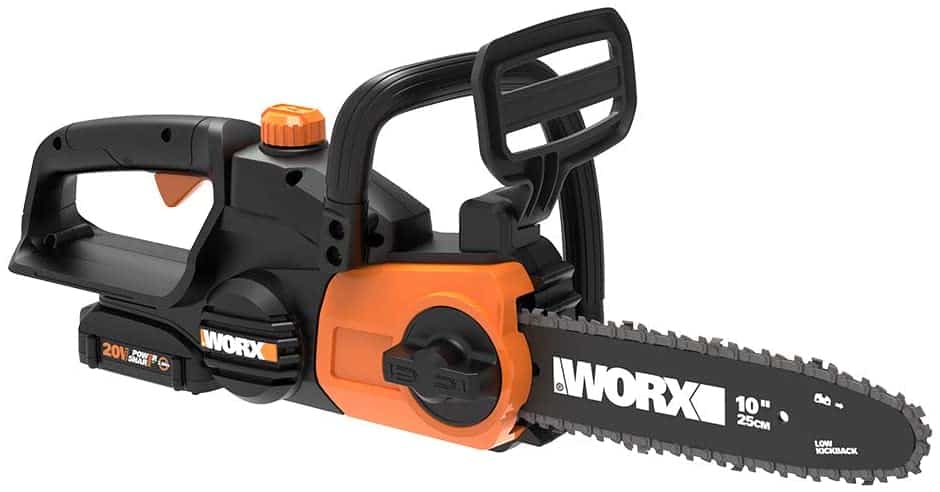 Worx WG322 20V Cordless Chainsaw with Auto-Tension Worx WG322 20V Cordless Chainsaw with Auto-Tension